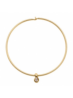 Clara Twist Pendant Collar Necklace