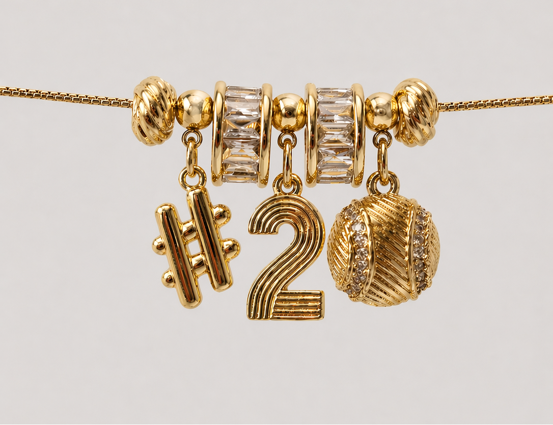Lux Baseball Grip Charm