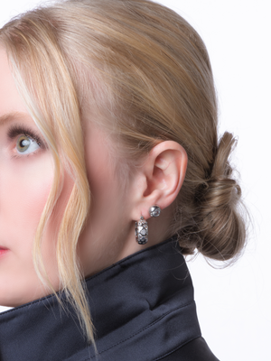 Claire Silver Hoops