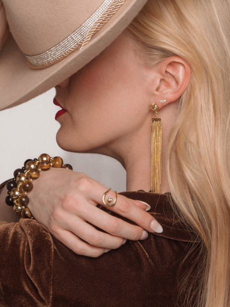 Collette Fringe Drop Earring