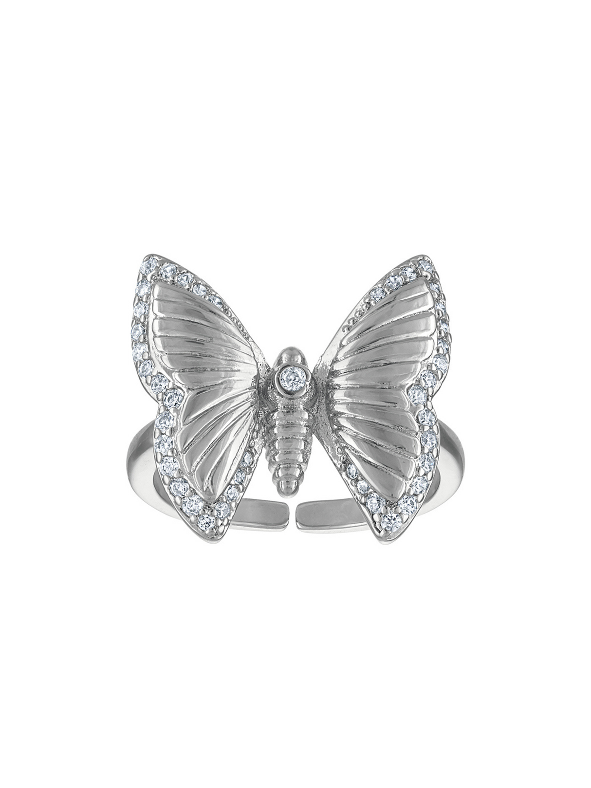 Crosby Butterfly Ring Silver