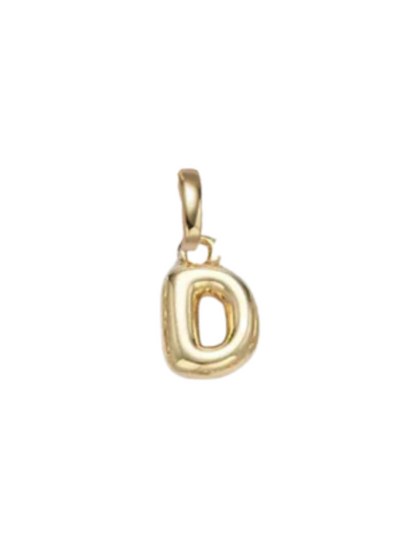 Bubble Initial Clip Charm