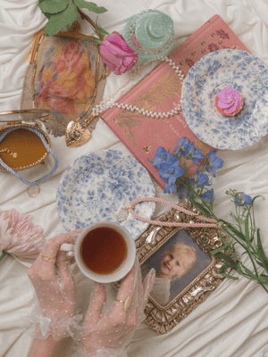 Eleanor Heart Locket Pearl Necklace