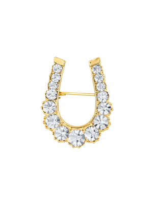 Filly Horseshoe Brooch