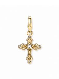 Gilded Cross Clip Charm