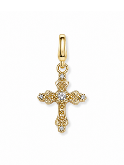 Gilded Cross Clip Charm