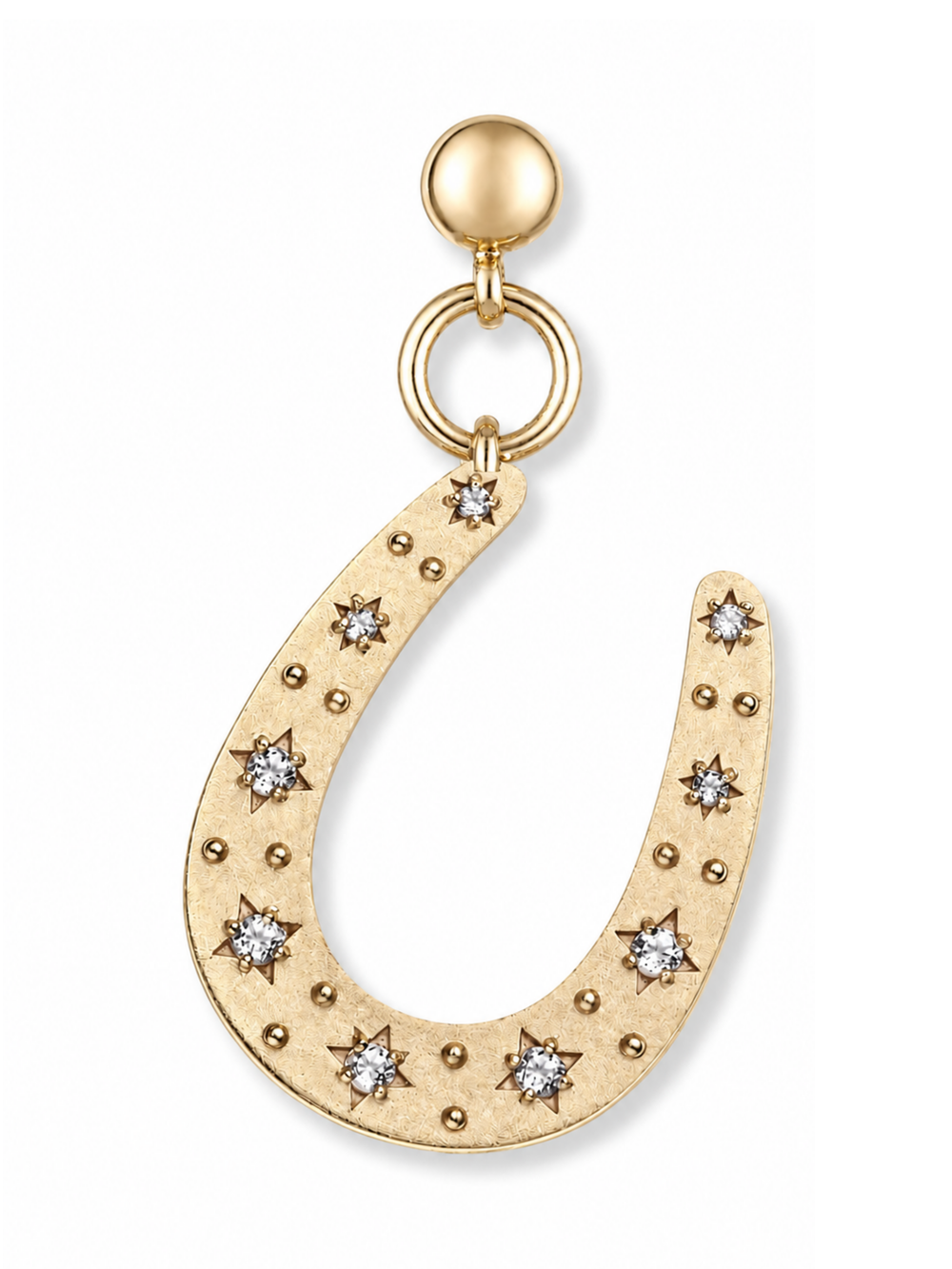 Glam Horseshoe Grip Charm