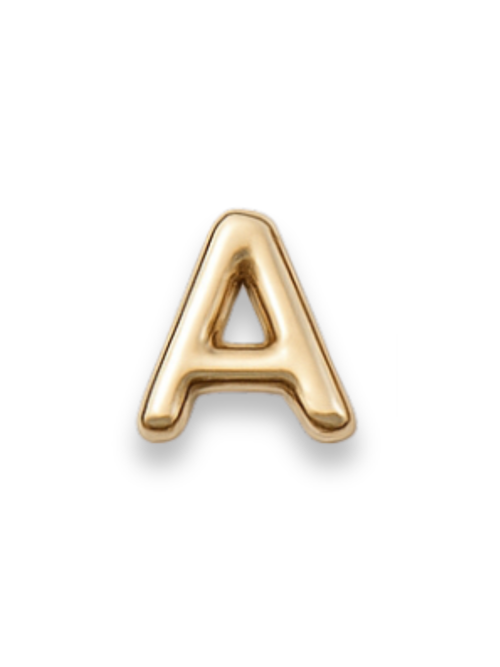Gold Letter Slide Charms
