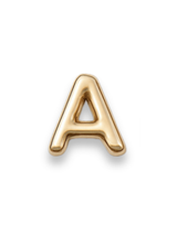 Gold Letter Slide Charms Letter A