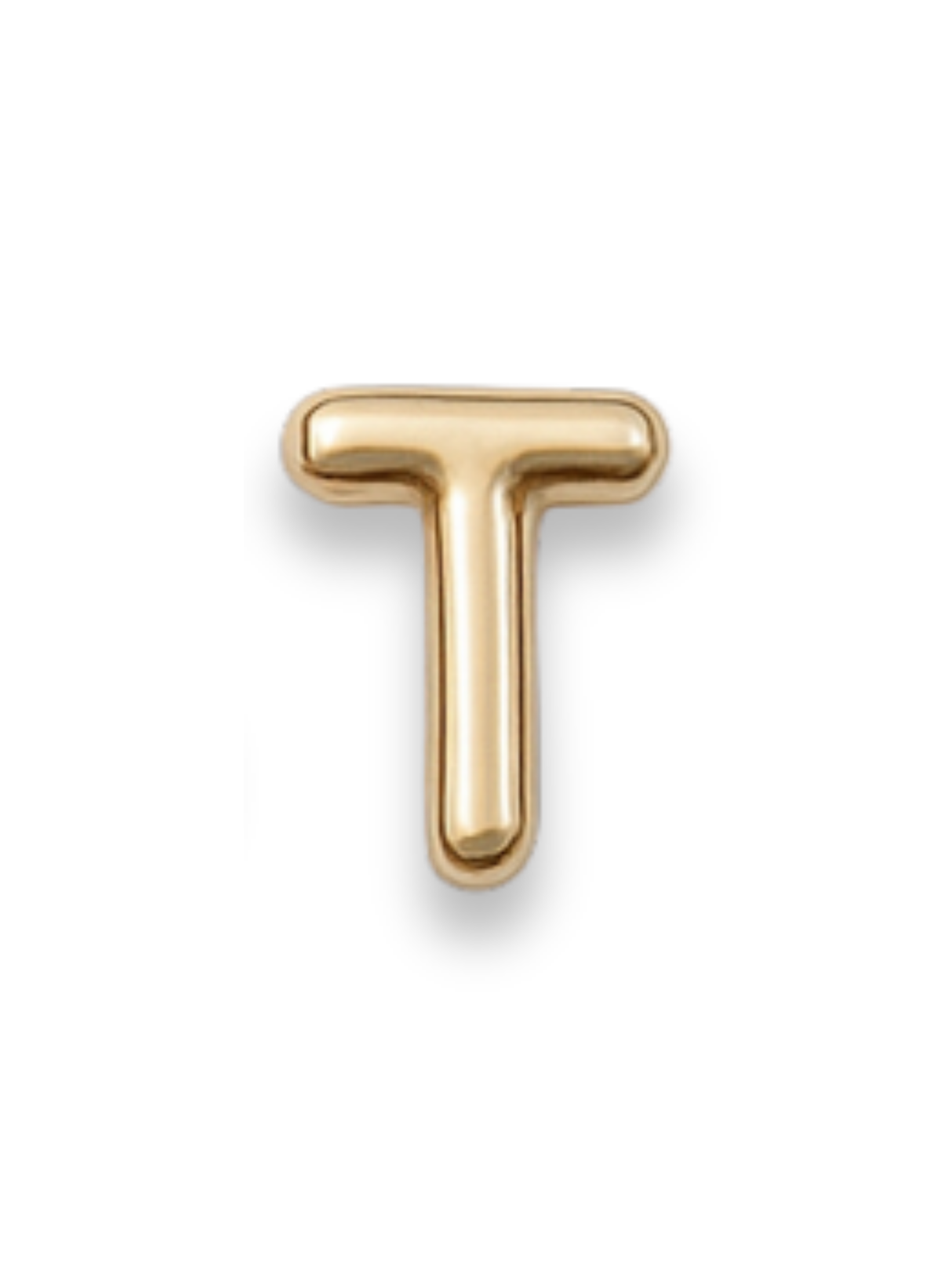 Gold Letter Slide Charms