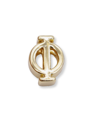 Greek Letter Slide Charm Letter Phi