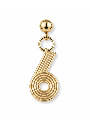 Groove Number Grip Charm