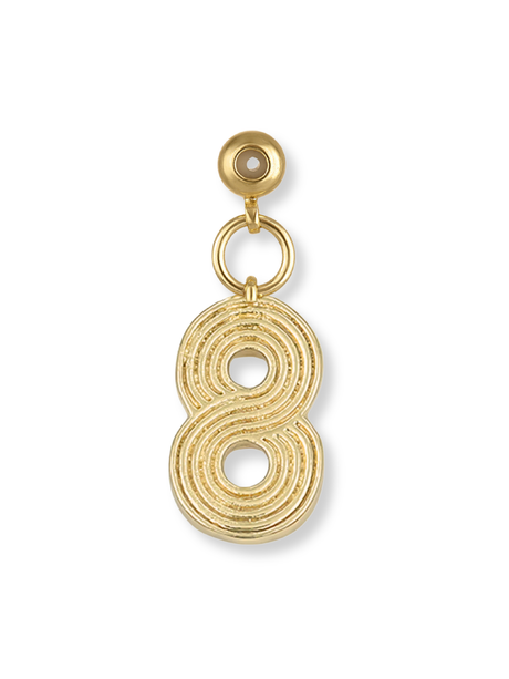 Groove Number Grip Charm