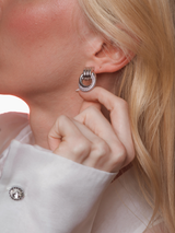 Gigi Knot Statement Earring Silver