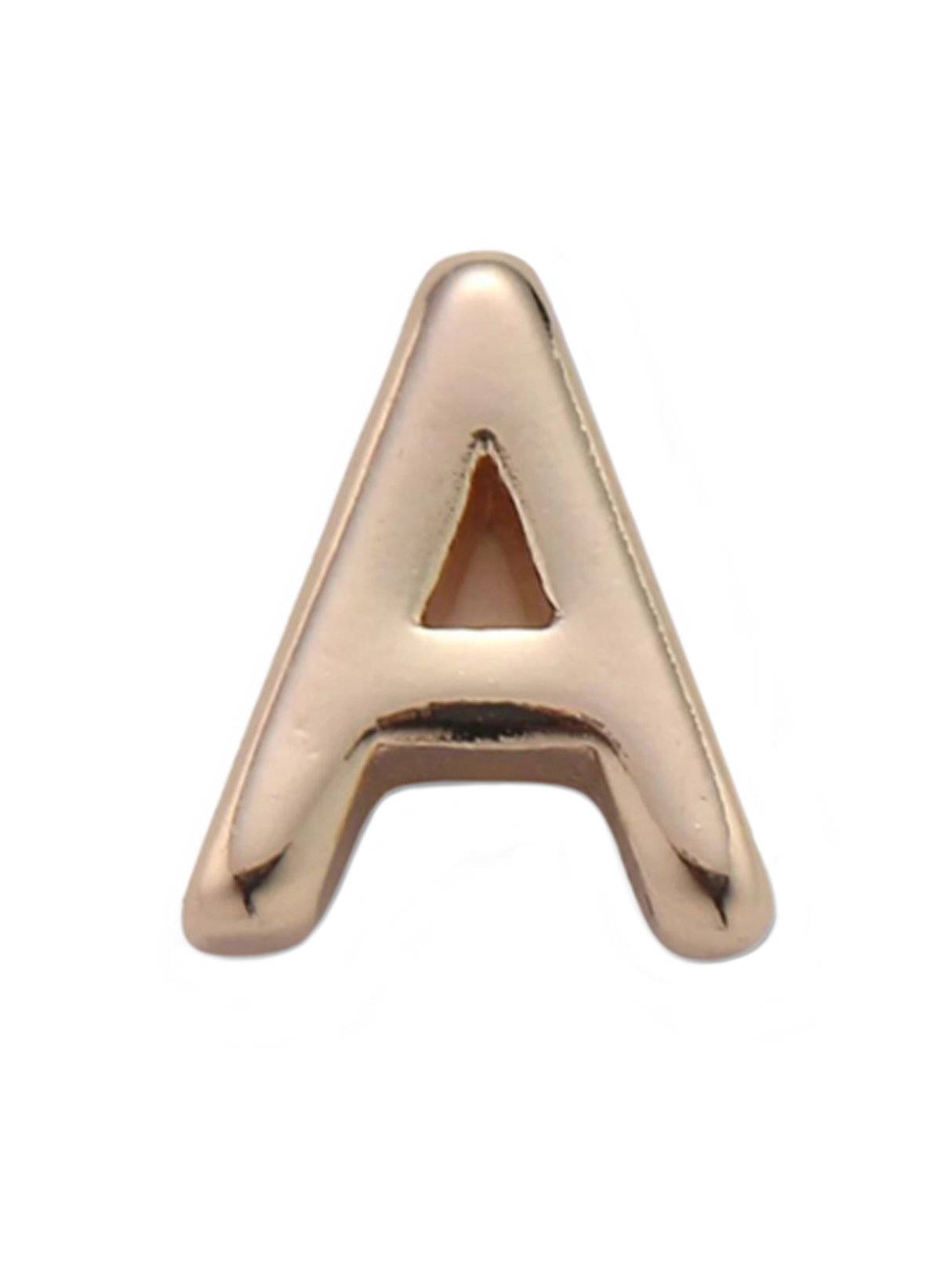 Gold Letter Slide Charms