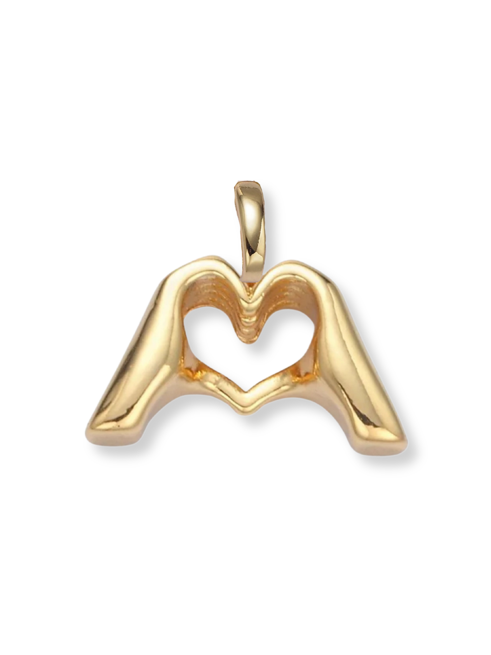 Heart Hands Clip Charm