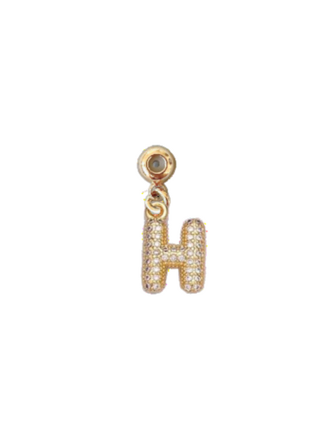 Bubble Letter Grip Charm