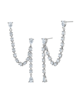 Hollis Double Earring Silver