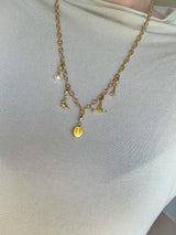 Charm Necklace Link Chain