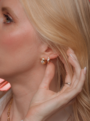 Indie Marquise Hoop Earring