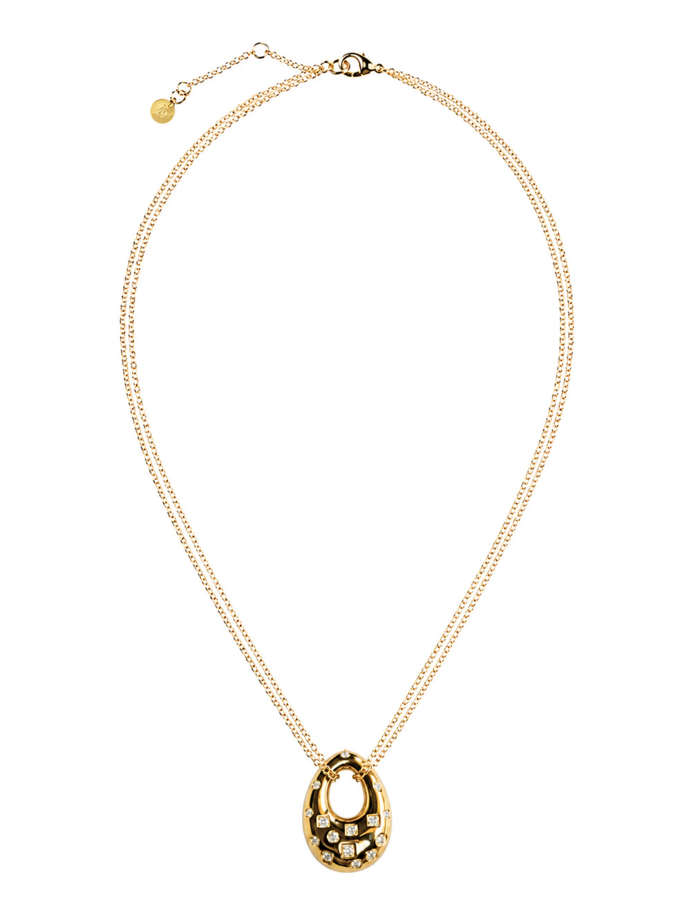 Kenn Double Chain Necklace