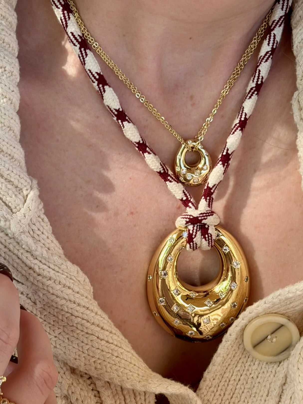Kenn Double Chain Necklace