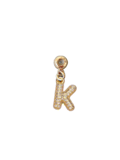 Bubble Letter Grip Charm