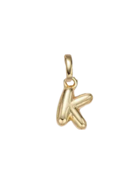 Bubble Initial Clip Charm