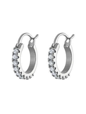 Lane Hoop Mini Silver