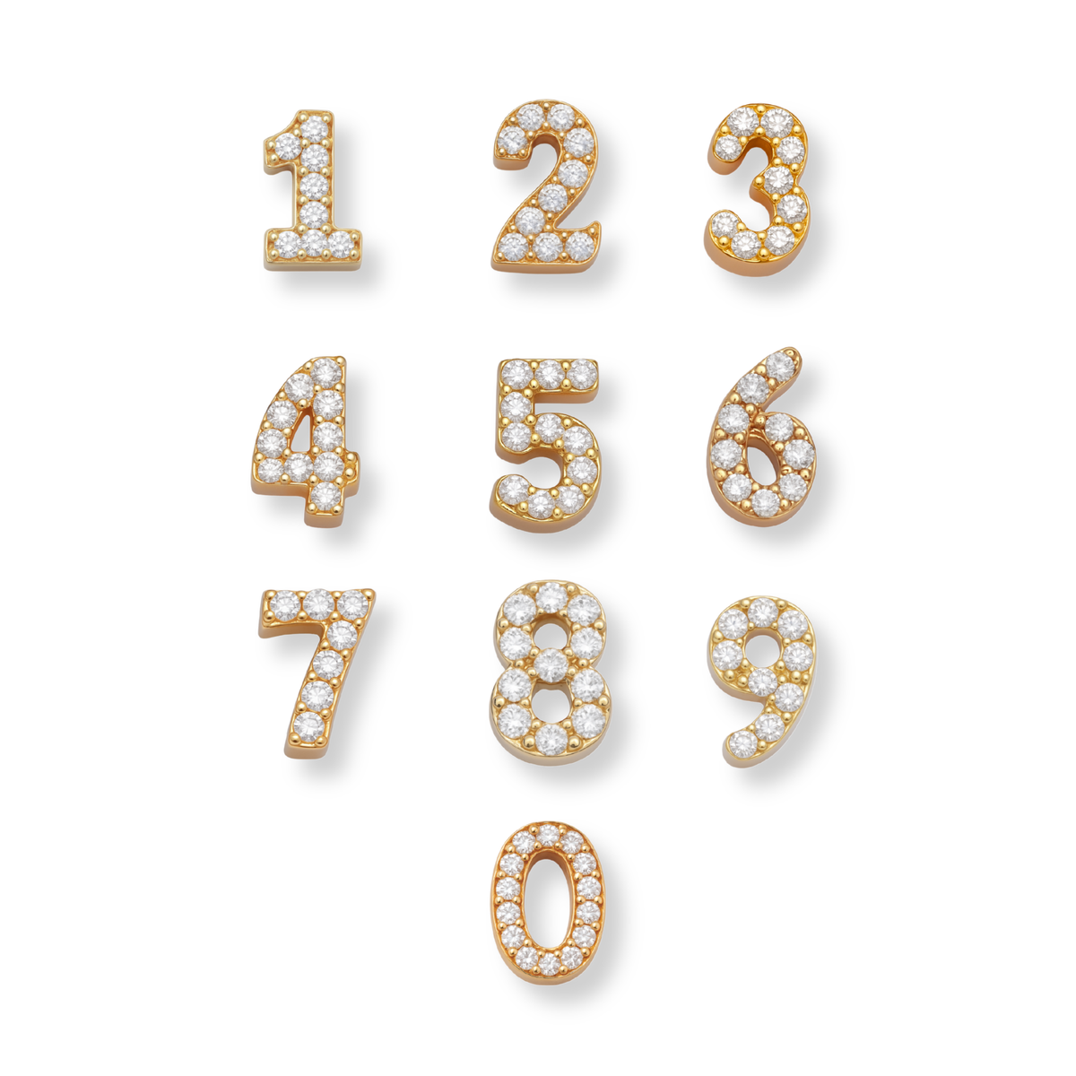 Lux Numerical Slide Charm – Kinsey Designs