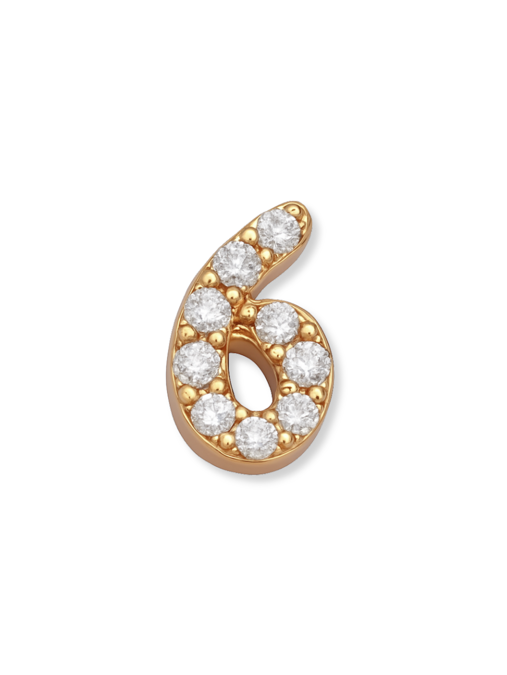 LUX Numerical Slide Charm Number 6