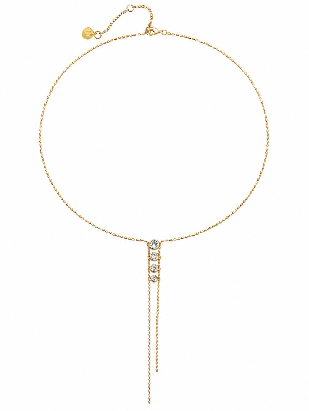 Mason Double Drop Lariat Necklace