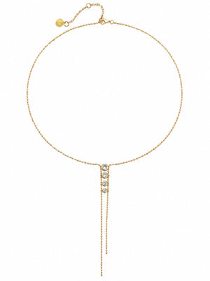 Mason Double Drop Lariat Necklace