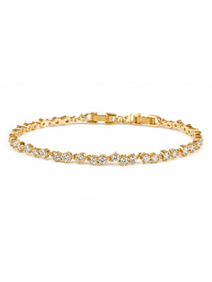 Meredith Cluster Tennis Bracelet