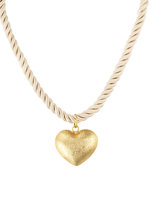 Mesa Heart Pendant Rope Necklace