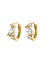 Monroe Marquise Huggie Earring