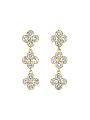 Mable Quatrefoil Drop Earring