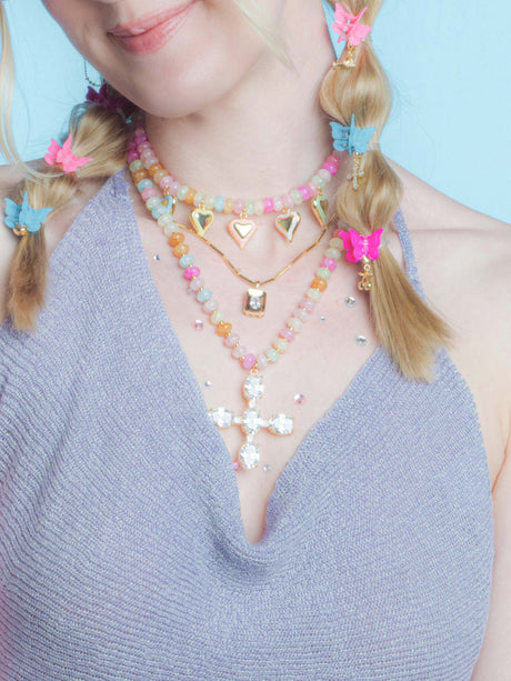 Meghan Bezel Pendant Necklace