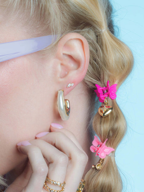 Miranda Shell Pearl Retro Earring