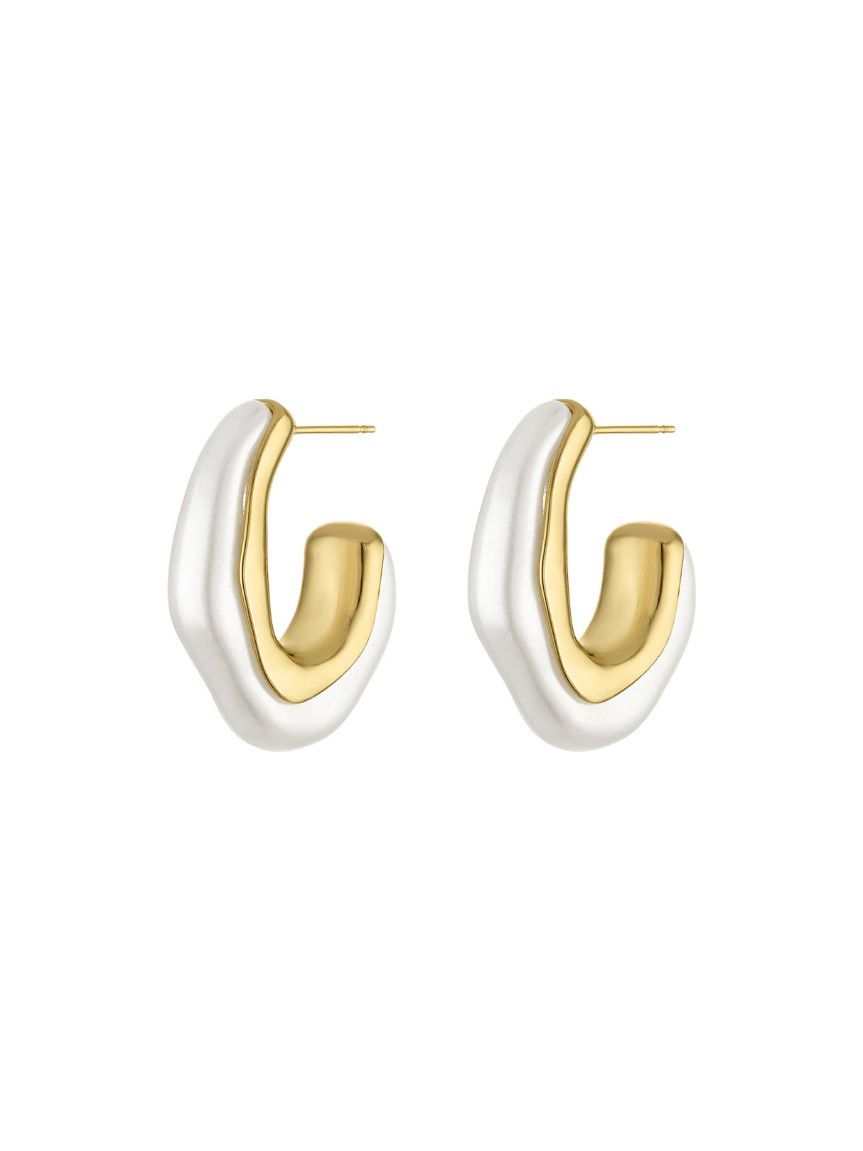 Miranda Shell Pearl Retro Earring