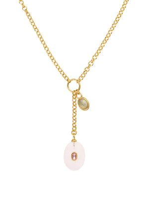 Noelle Stone Drop Necklace