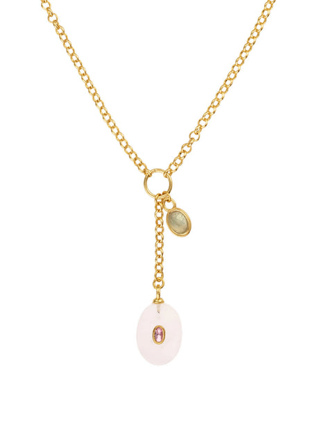 Noelle Stone Drop Necklace
