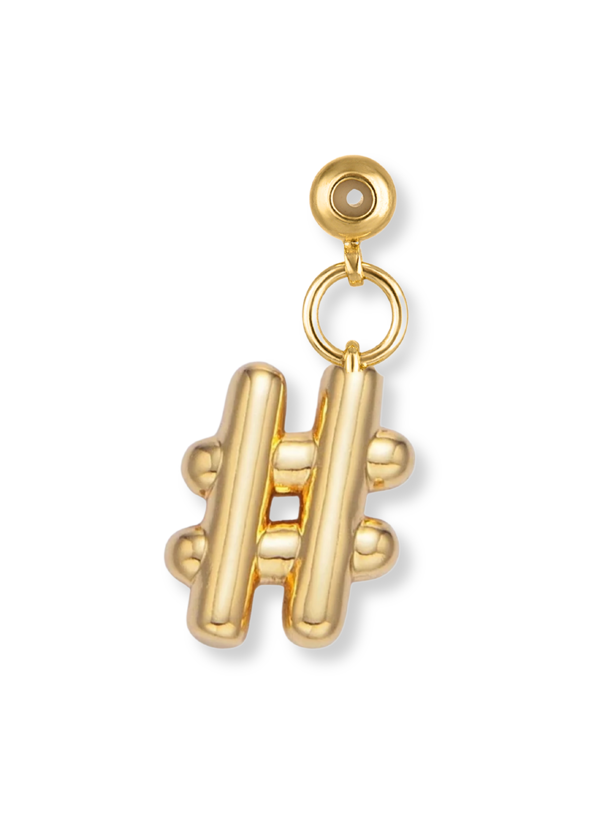Number Symbol Grip Charm