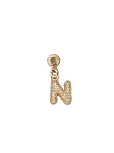 Bubble Letter Grip Charm