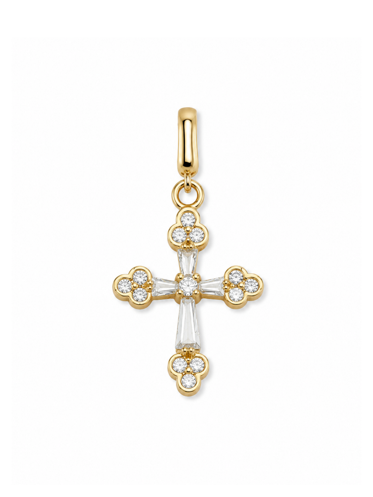 Ornate Cross Clip Charm