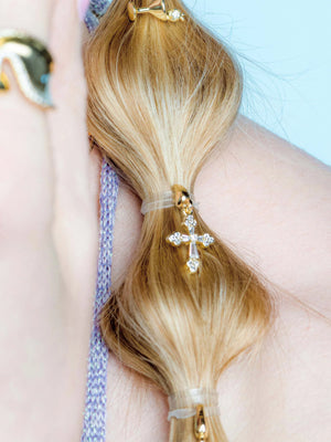 Ornate Cross Clip Charm