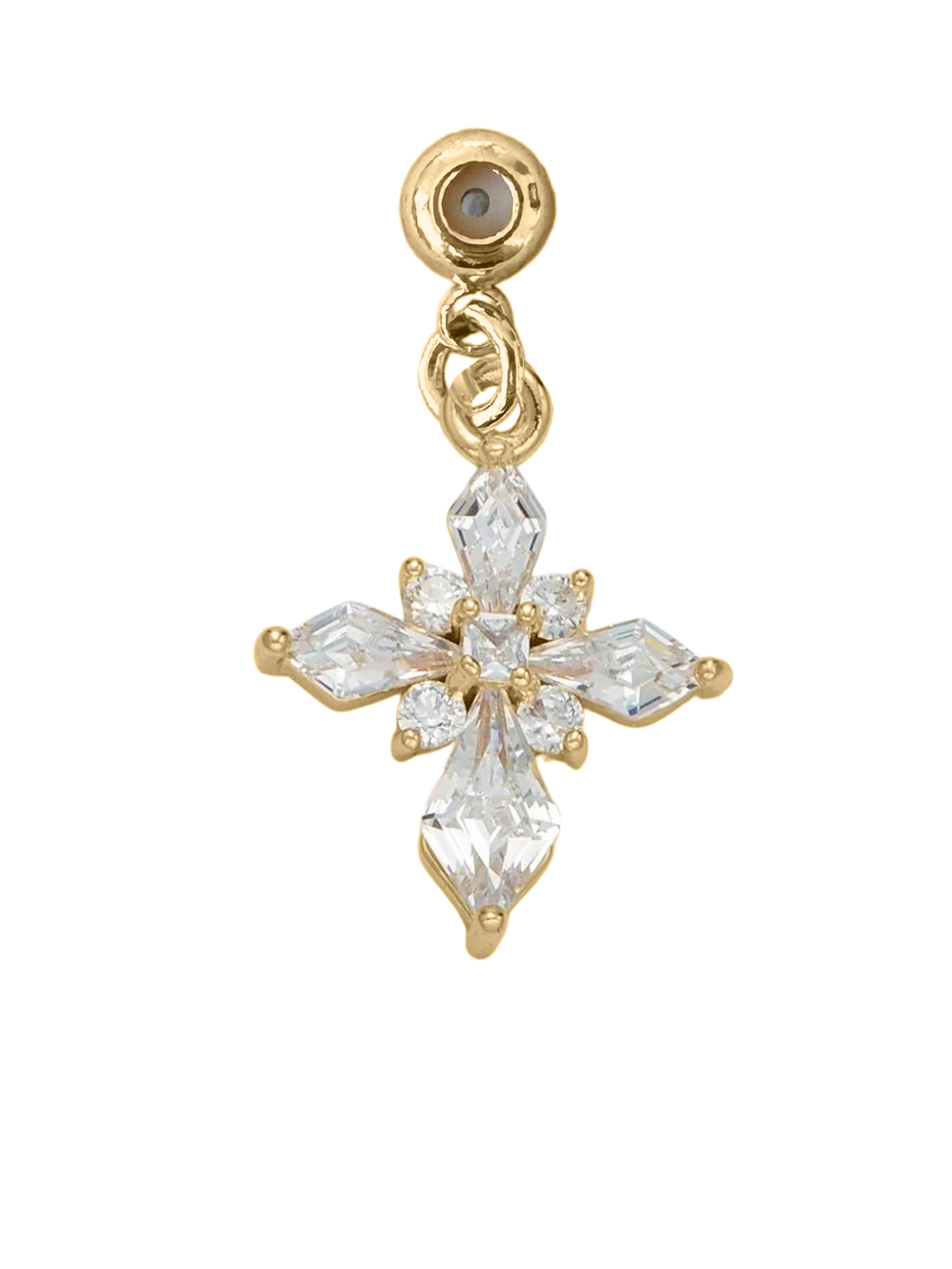 Ornate Cross Grip Charm