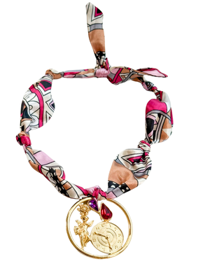 Crema Scarf Necklace