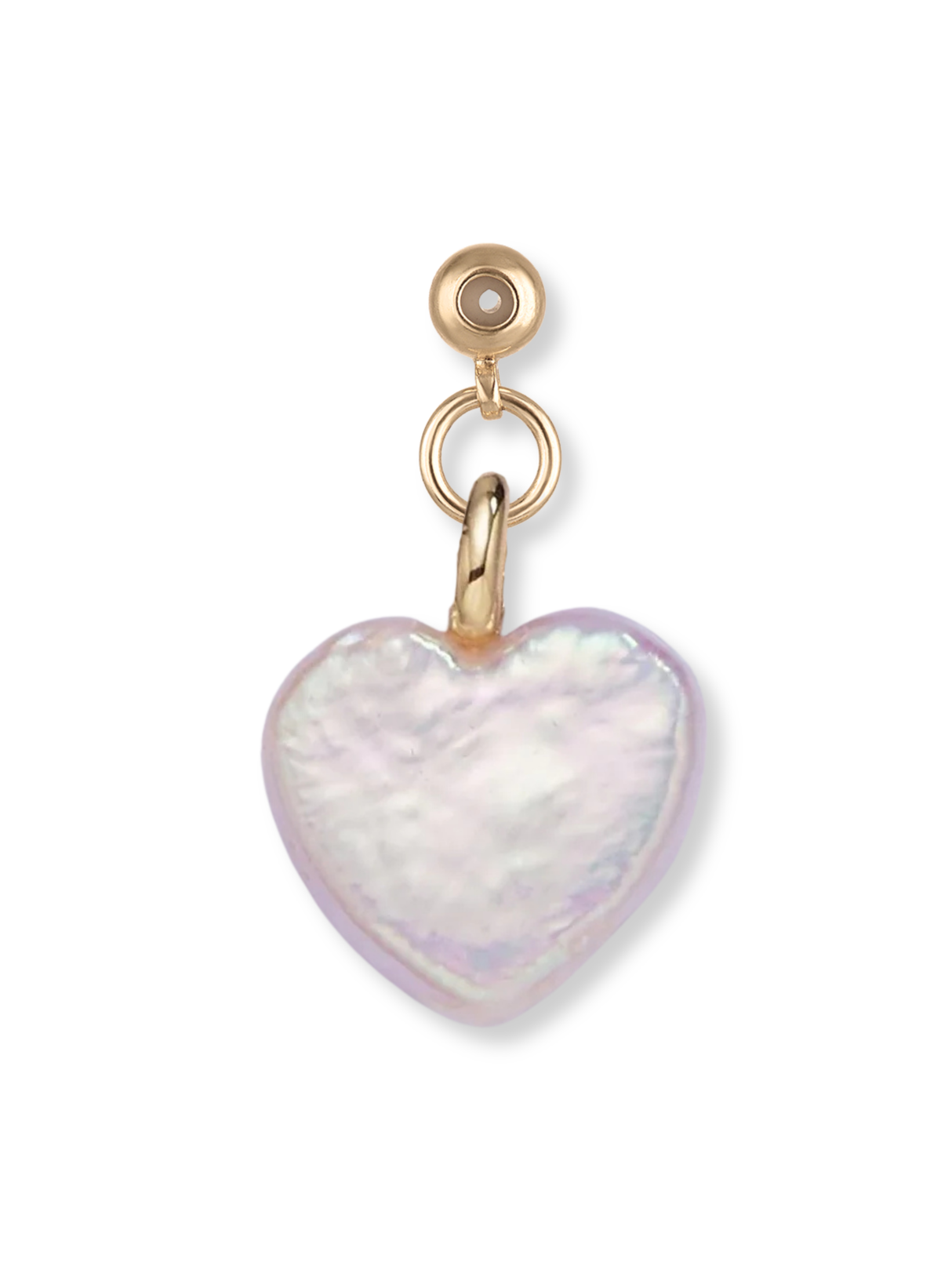 Heart Pearl Grip Charm
