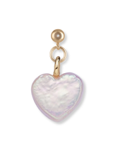 Heart Pearl Grip Charm